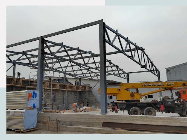 Строительство цехов в Сорочинске