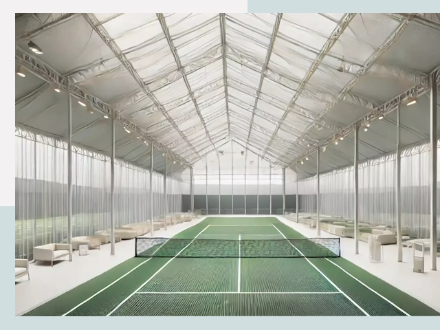 Строительство теннисных кортов в Сорочинске