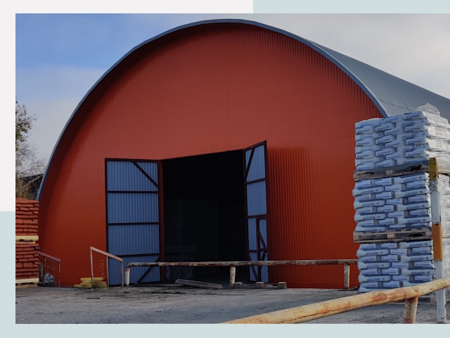 Полукруглые ангары по цене от 620 руб. в Сорочинск