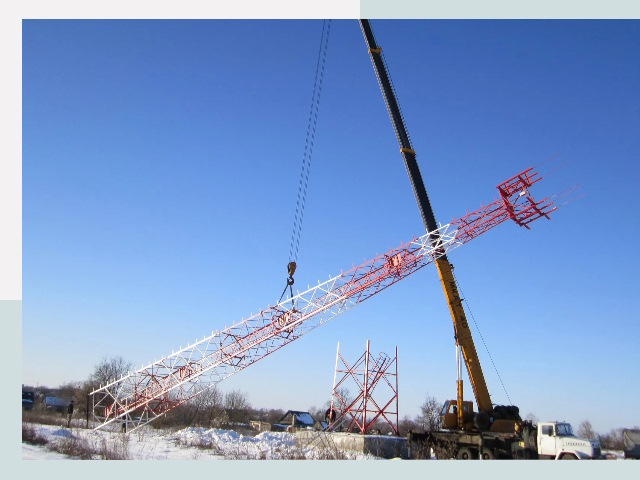 Строительство башен связи в Сорочинске от 620 руб.