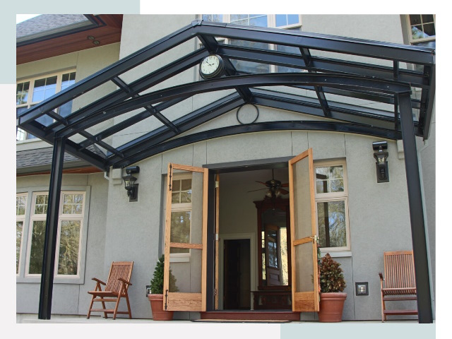 Козырьки металлические в Сорочинске